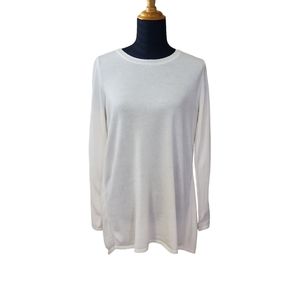 Soft Surroundings Sirena Wool Blend Tunic Sweater S Ivory New